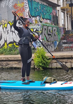 <ul>
    <li>Why walk London when you can paddle it?</li>
    <li>See London from a different perspective paddling along the prettiest part of the Regent&rsquo;s Canal.</li>
    <li>Paddleboard through Regent&rsquo;s Park and past London Zoo.</li>
    <li>Open - April to&nbsp;September</li>
</ul>
<p>A Stand Up Paddleboarding experience in London. Not only will you learn how to paddleboard but you&rsquo;ll also learn a bit about the history of Regent&rsquo;s Canal and the surrounding area.&nbsp; Oh and you might even spot an animal or two as we pass London Zoo. This bestselling experience makes the perfect gift for those with a love of adventure.</p>
<p>In this experience, you will learn the basics of the board.&nbsp; The first thing you should know is that this sport is actually called SUP (Stand Up Paddleboarding).&nbsp; Everything else you will need to find out from the SUP experts -&nbsp;how to paddle, steer, stand up and get back down again &ndash; mastering the basics that make you fall in love with SUP. This is a full intro to SUP from water safety and basic paddle techniques.&nbsp; But it&rsquo;s not all hard work, you&rsquo;ll have a lot of fun along the way.</p>
<p>Launching from a central location near Camden market, your 90 minute lesson includes instruction and the tour, which travels through Primrose Hill, past the iconic Feng Shang Princess floating Chinese restaurant, past London Zoo and part of Regent&rsquo;s Park before we turn around and head back to base.&nbsp; Sessions operate Wednesday-Sunday from April through October.&nbsp; You can also book private lessons for one, two or four people.&nbsp; Be sure to read the FAQs on what to bring/wear.&nbsp; See you on board!</p>
<p><strong>Under 18's</strong></p>
<p>The river and canal SUP group trips are mostly made up of adults. For bookings with under 18&rsquo;s, please book a private session.</p>
<p><strong>Important Info!</strong></p>
<p>All you have to do is pay for the gift experience you wish to purchase. We&rsquo;ll send a voucher including booking information to you or directly to the recipient. You or your recipient needs to check the information on the voucher and book your experience date.&nbsp;</p>